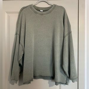 AERIE women’s light green crew neck